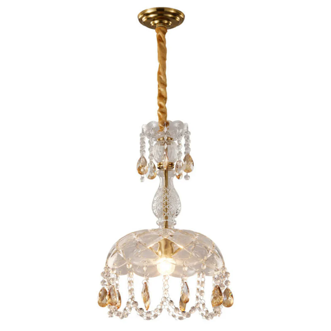 Rondelle Crystal Flower Pendant Lamp - Image 20