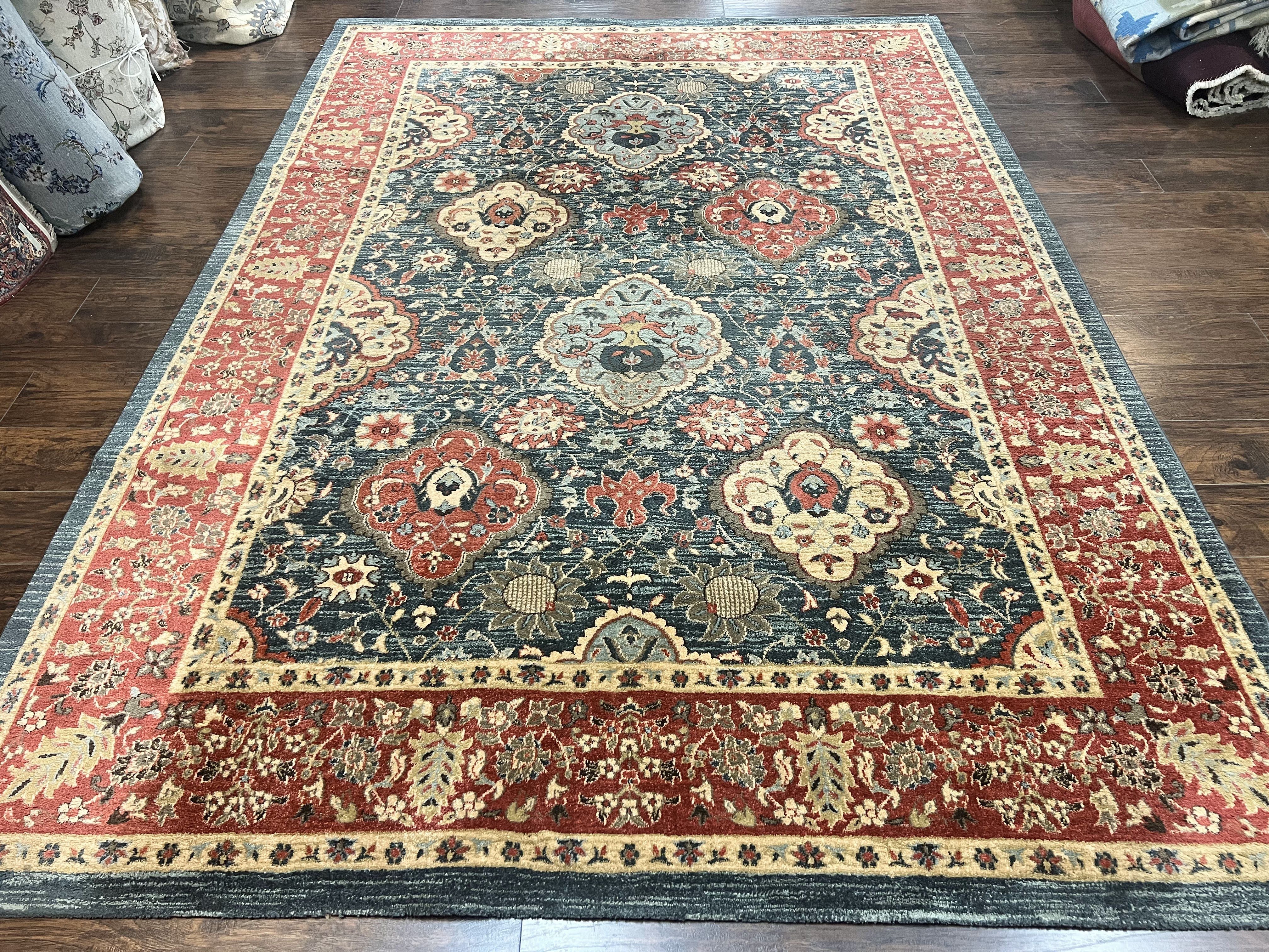 Safavieh Rug 8x11, Mahal Persian Carpet, Navy Red - Image 2