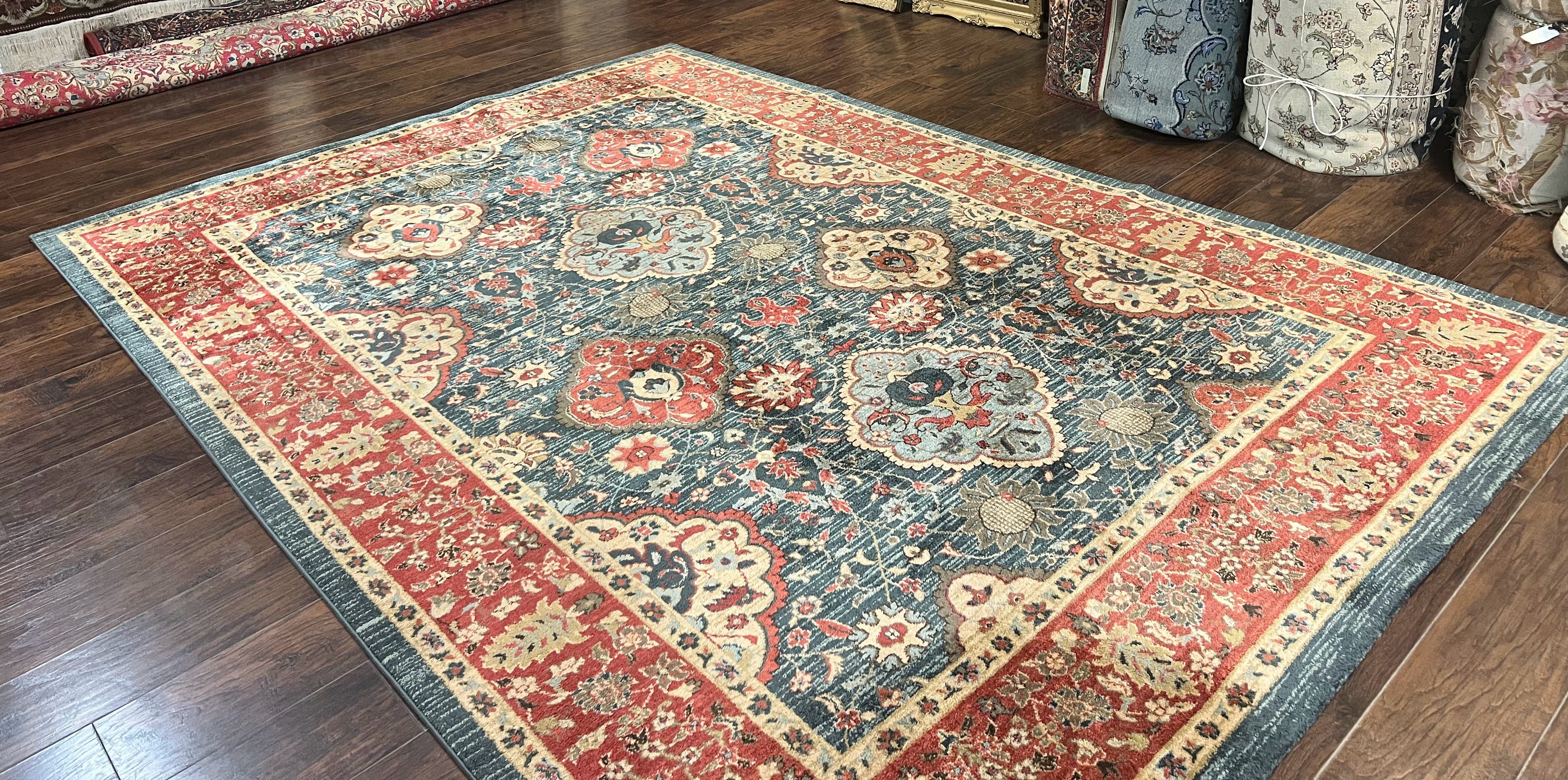 Safavieh Rug 8x11, Mahal Persian Carpet, Navy Red - Image 3