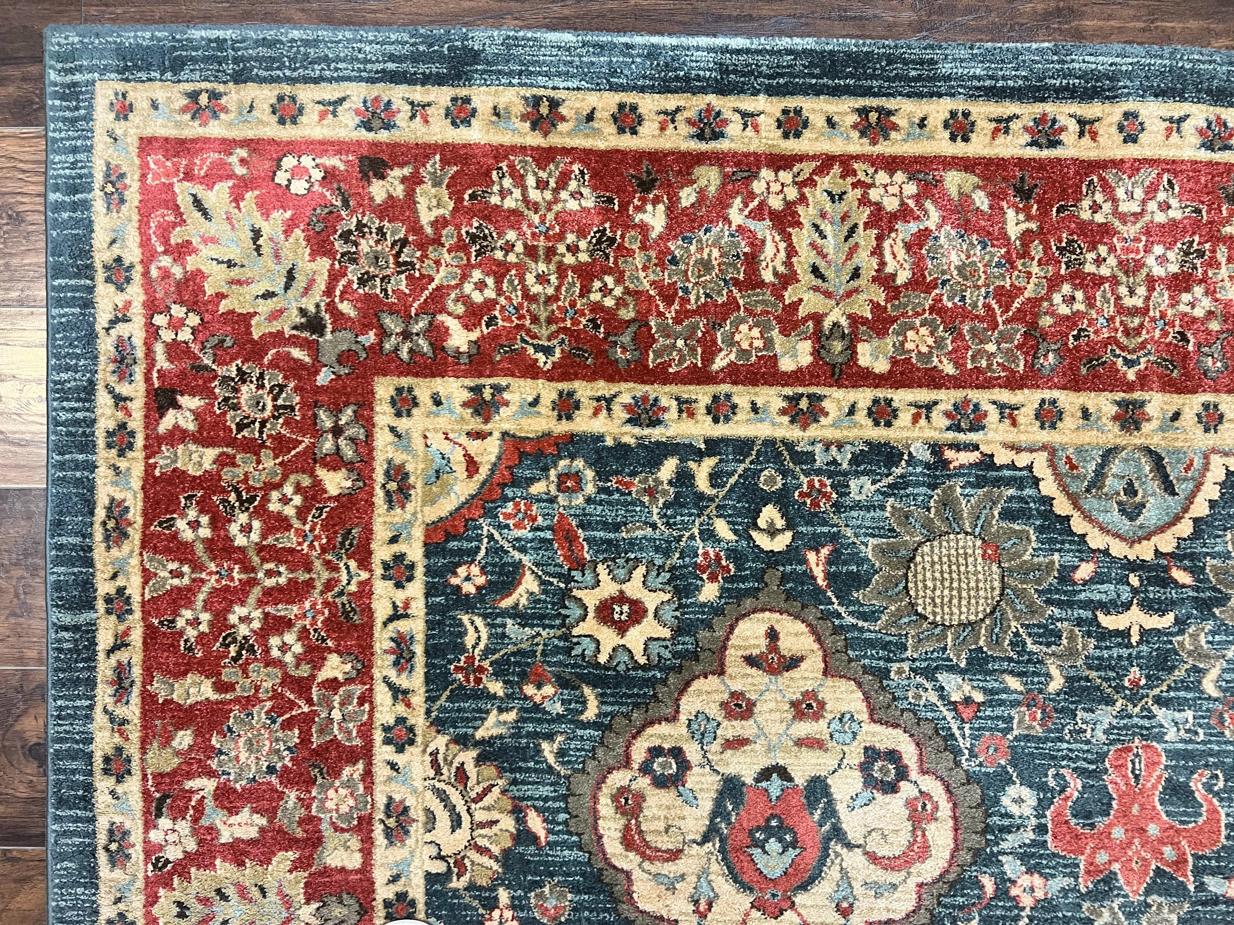 Safavieh Rug 8x11, Mahal Persian Carpet, Navy Red - Image 7