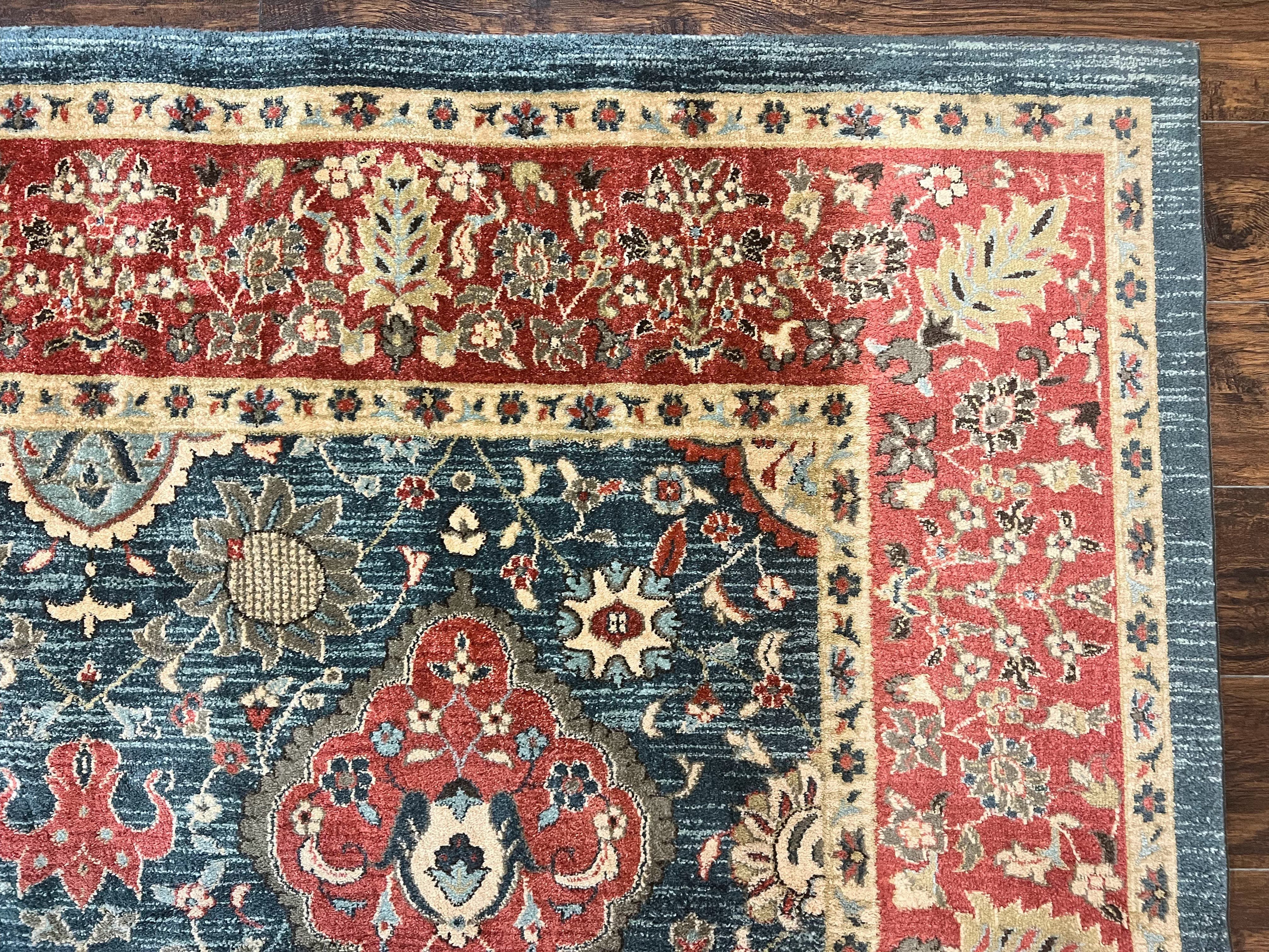 Safavieh Rug 8x11, Mahal Persian Carpet, Navy Red - Image 8