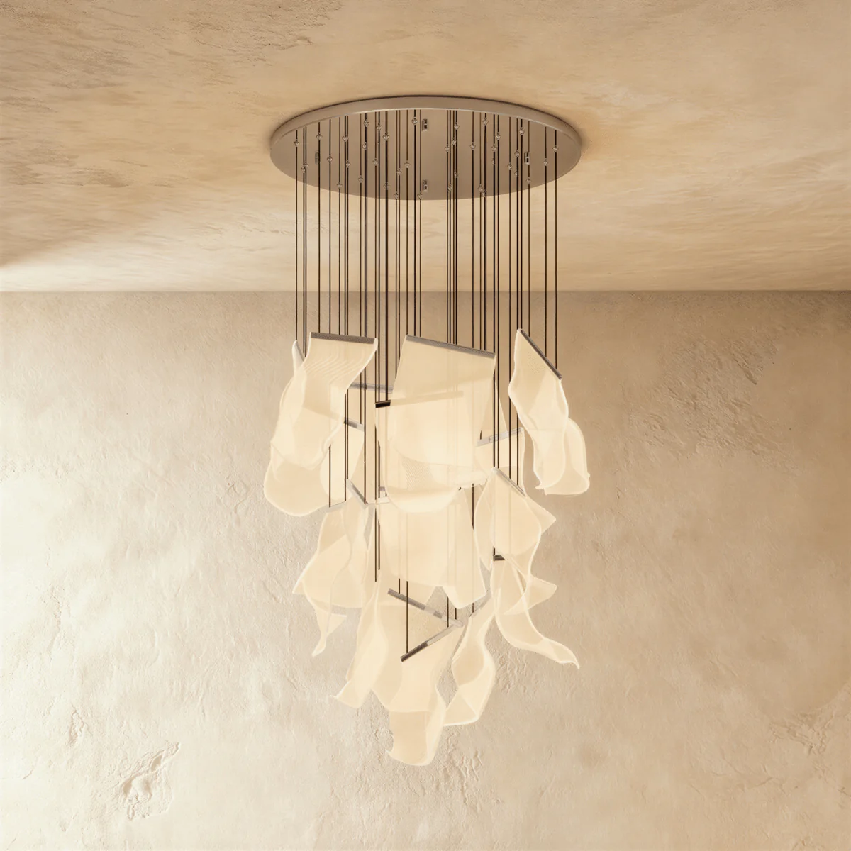 Sheets Chandelier (Round Ceiling Mount) - Image 18