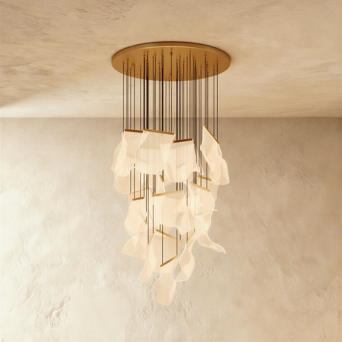 Sheets Chandelier (Round Ceiling Mount) - Image 20