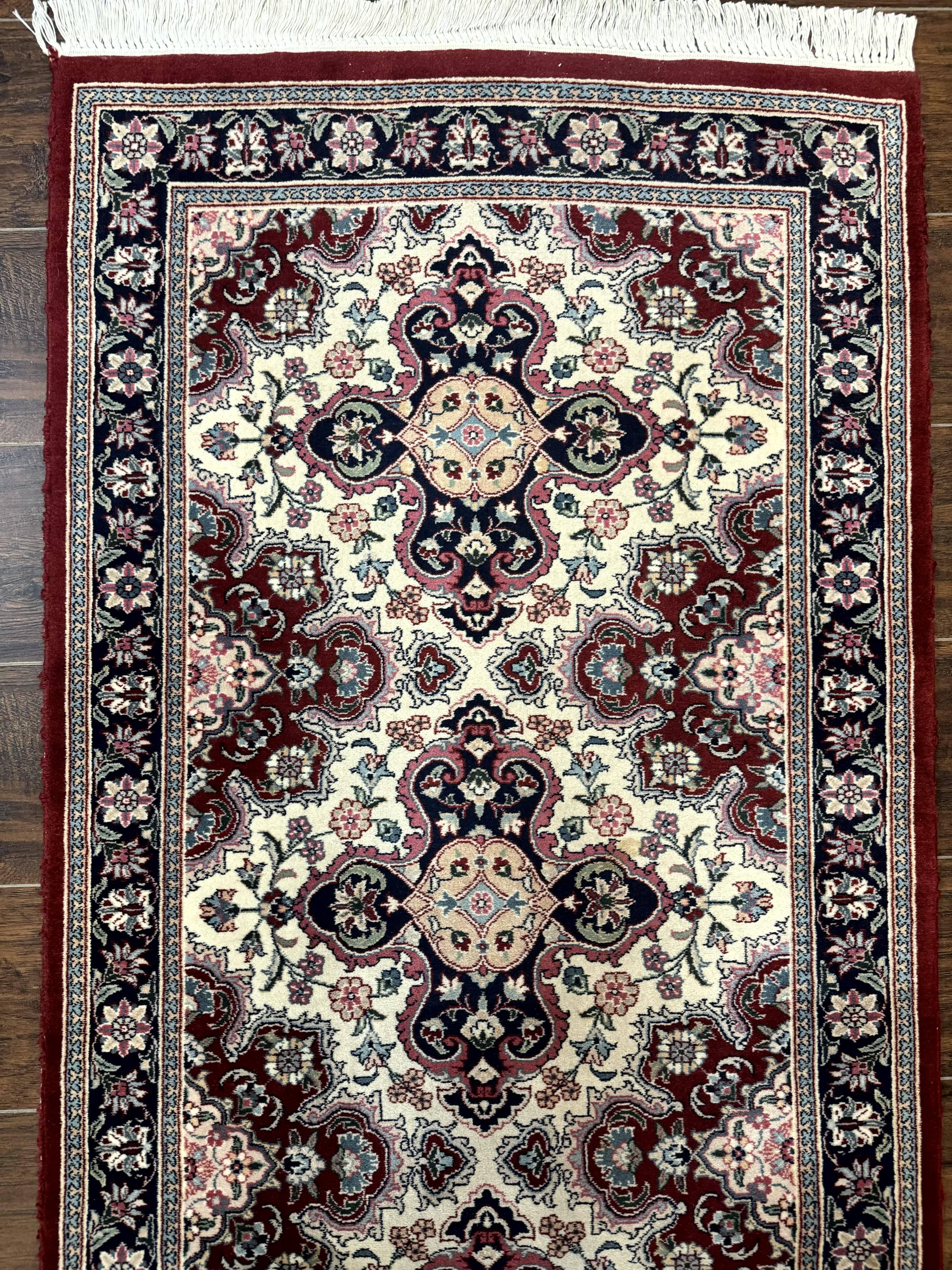 Sino Persian Runner Rug 2.7 x 8, Floral, Handmade, 250 KPSI - Image 6