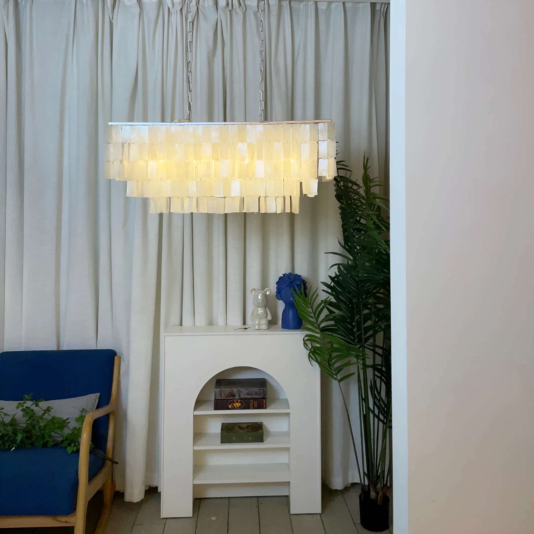 Skye Rectangular Tiered Chandelier - Image 10