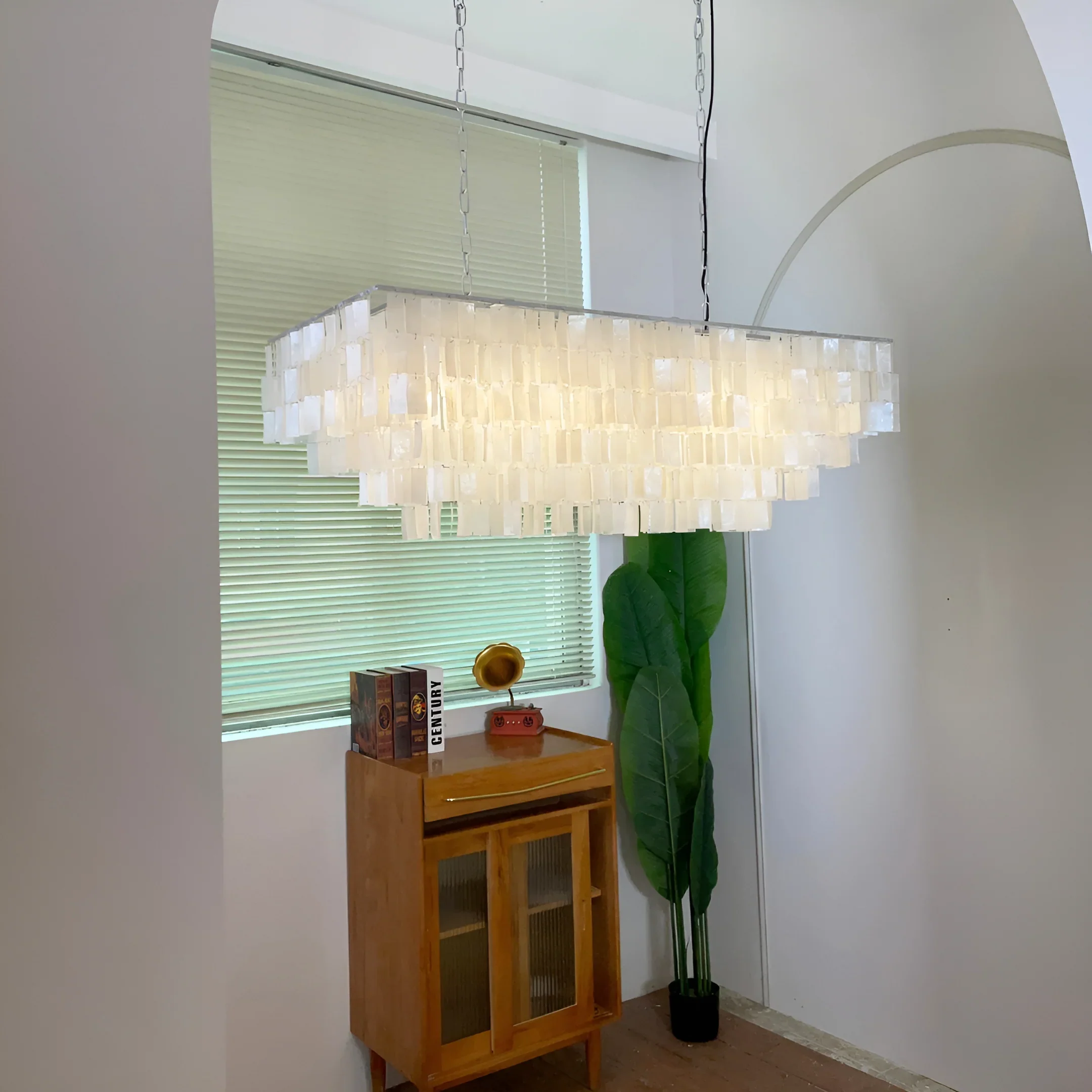 Skye Rectangular Tiered Chandelier - Image 12