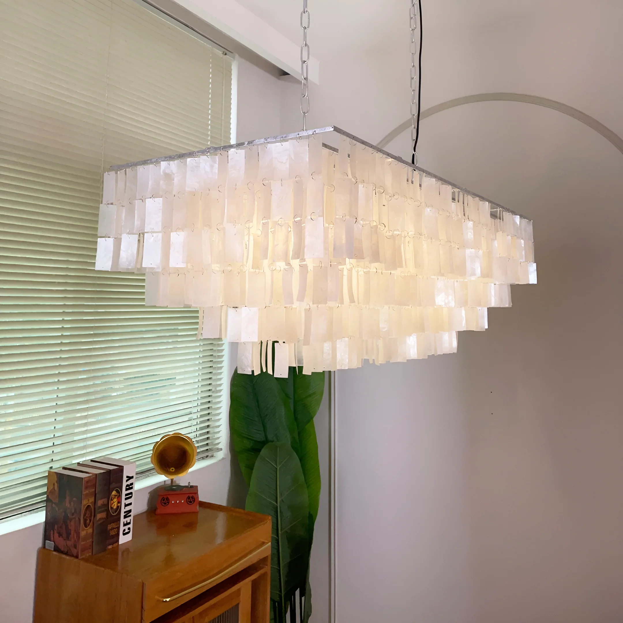 Skye Rectangular Tiered Chandelier - Image 15