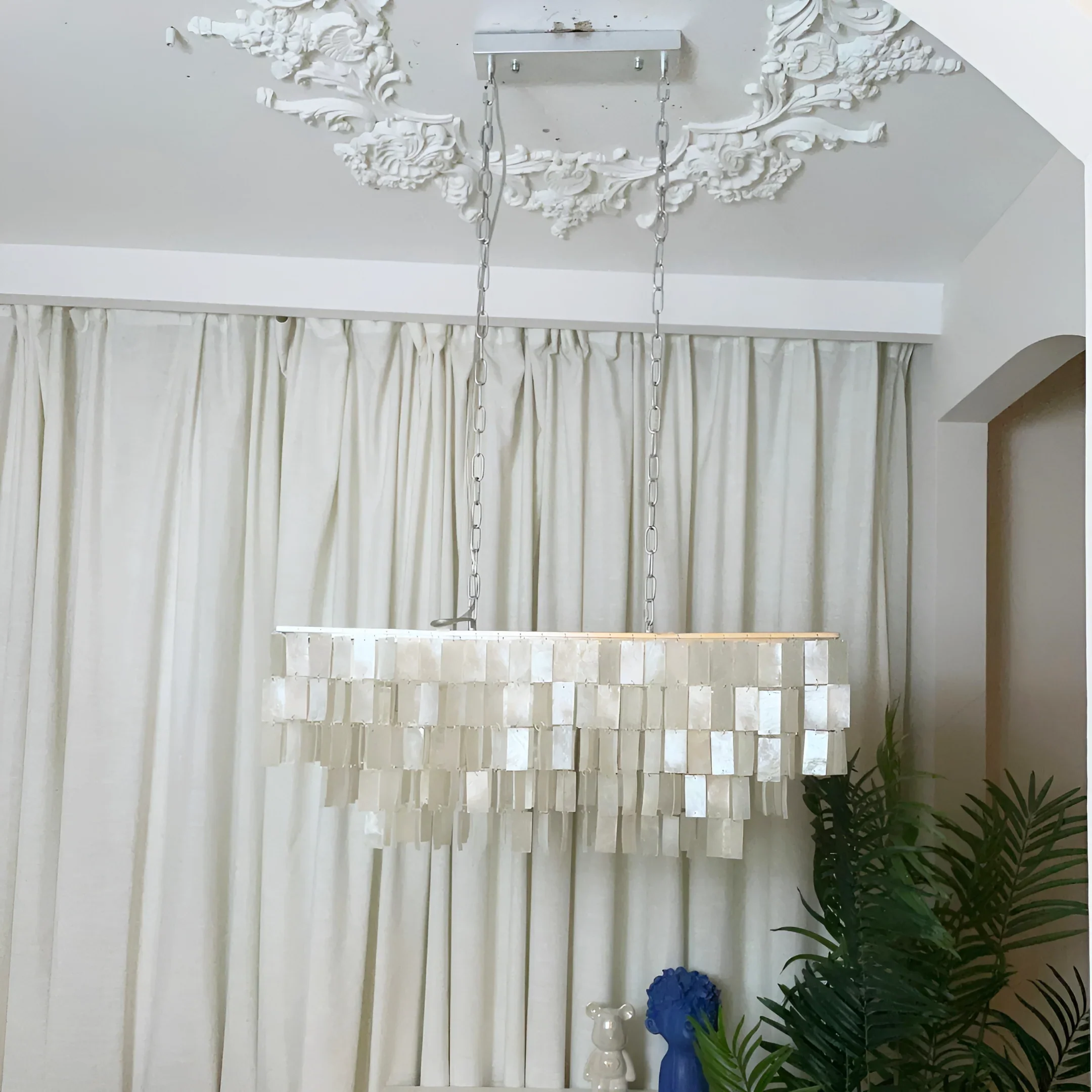 Skye Rectangular Tiered Chandelier - Image 5