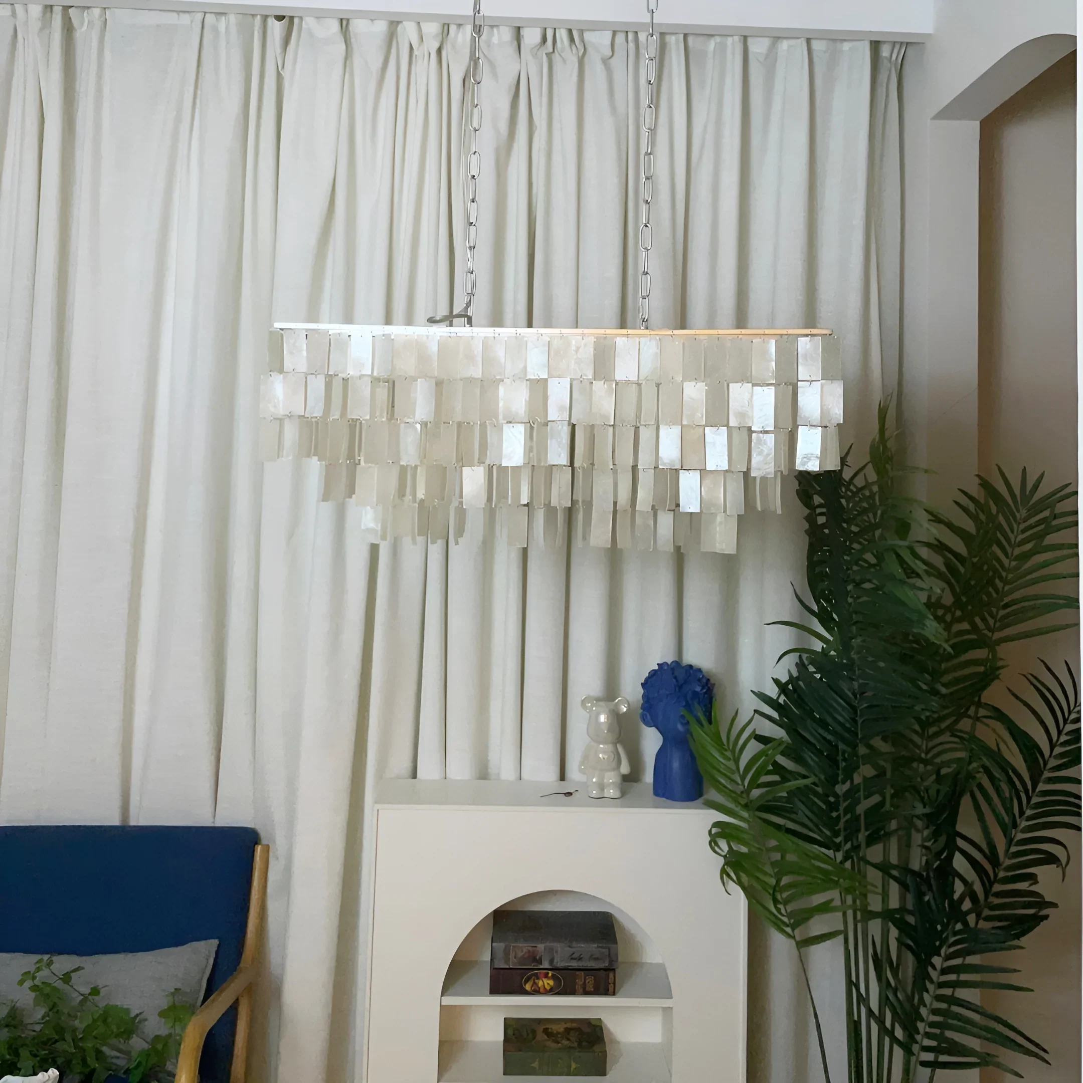 Skye Rectangular Tiered Chandelier - Image 6