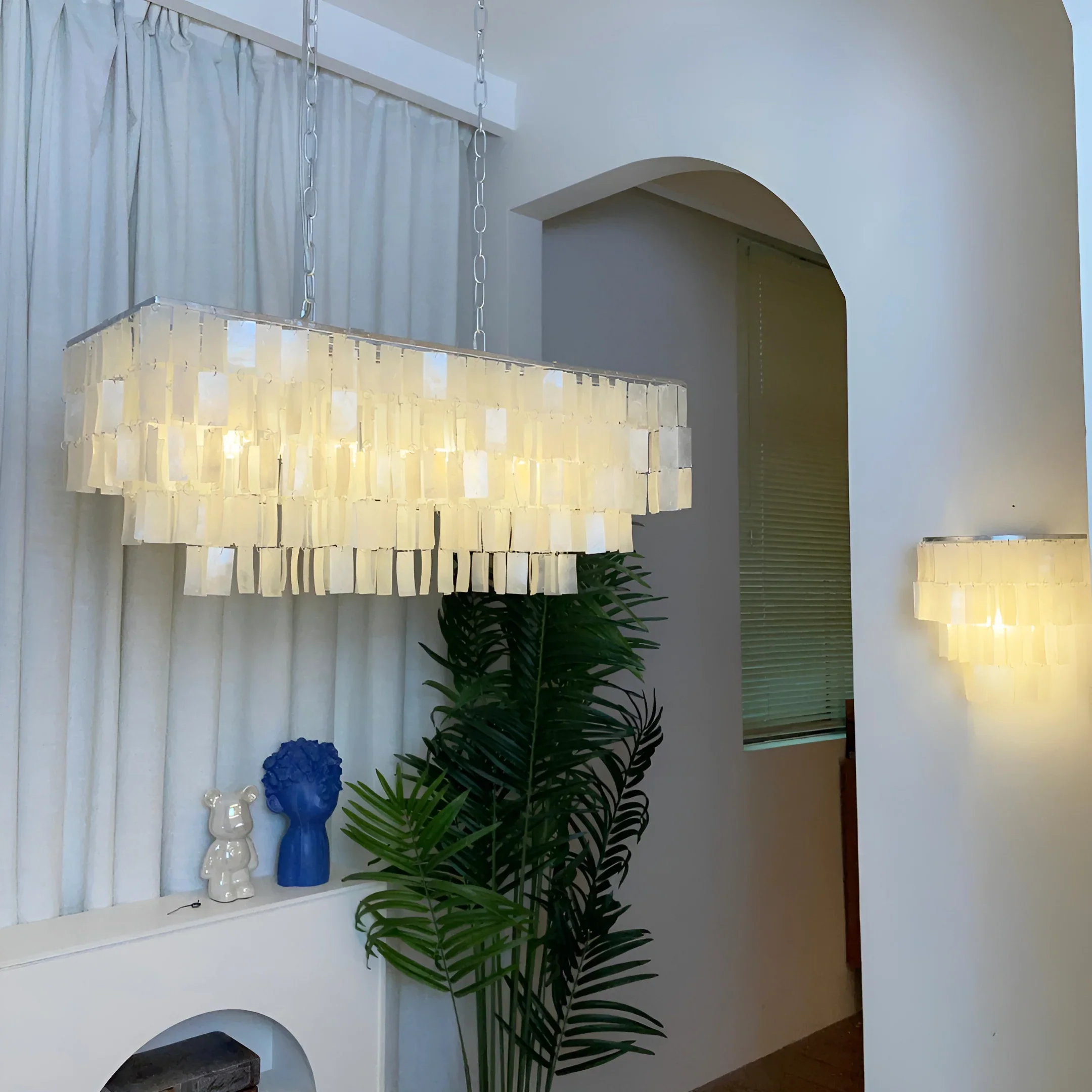 Skye Rectangular Tiered Chandelier - Image 8