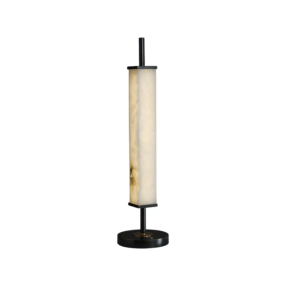 Spere Cuboid Alabaster Table Lamp - Image 14
