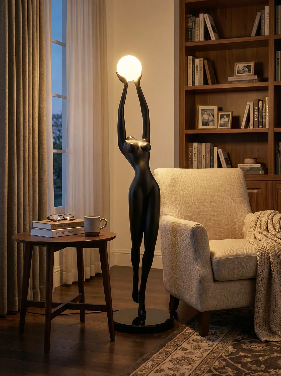 Stursa Sculpture Figure Floor Lamp - Image 10