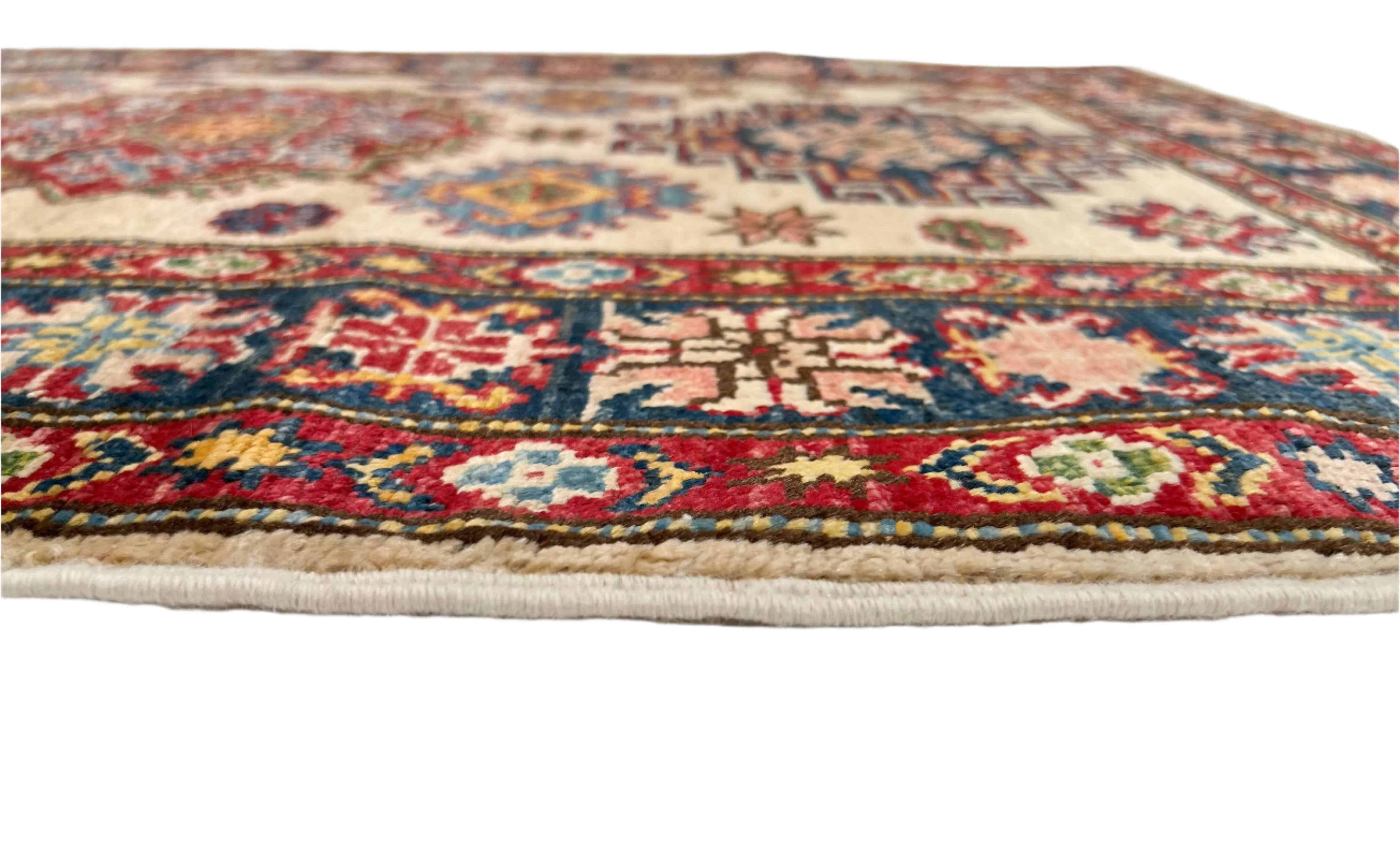 Super Kazak (2'08"x3'11") ivory/navy - Image 3