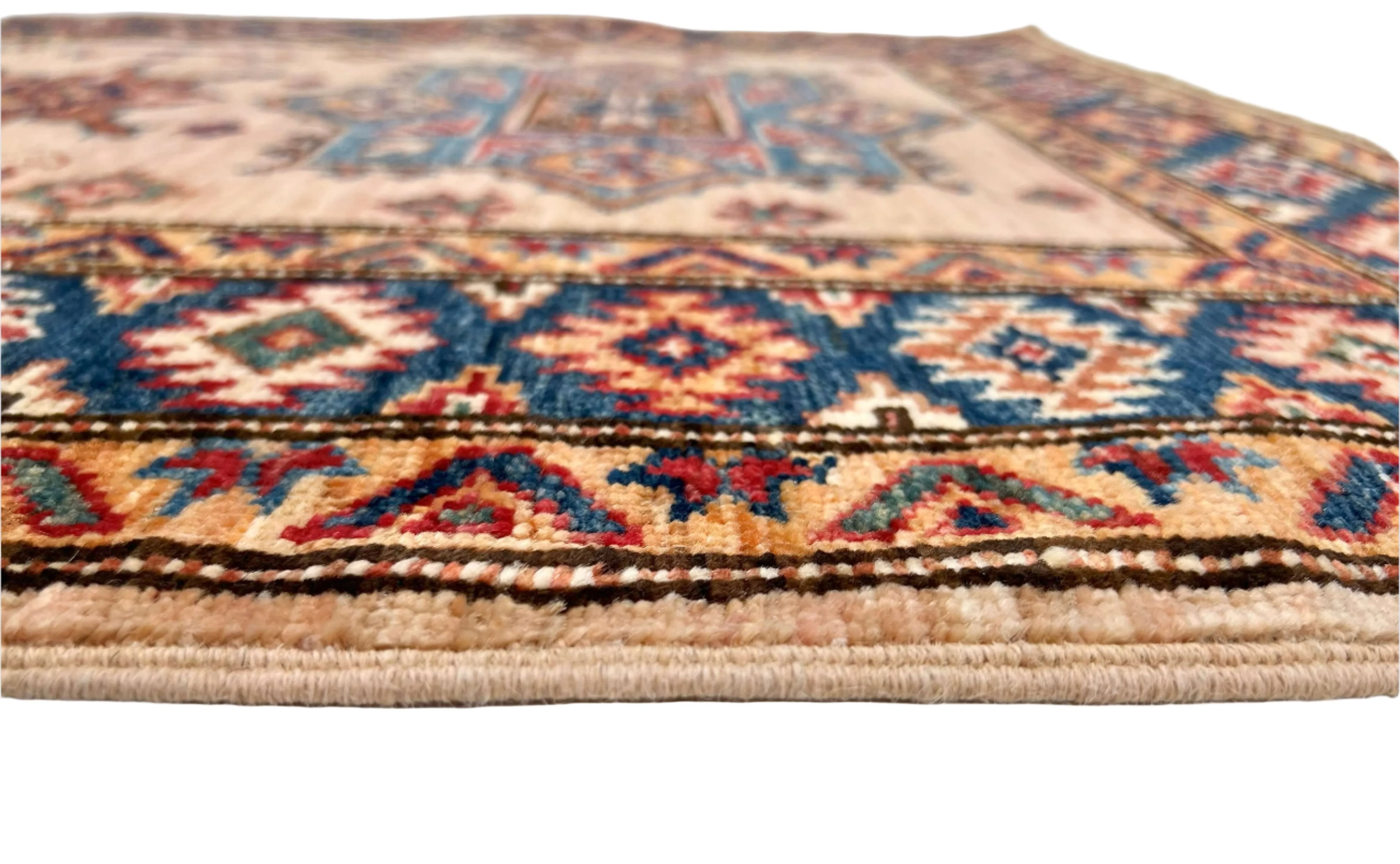 Super Kazak (2'10"x4'00") adobe/navy - Image 3