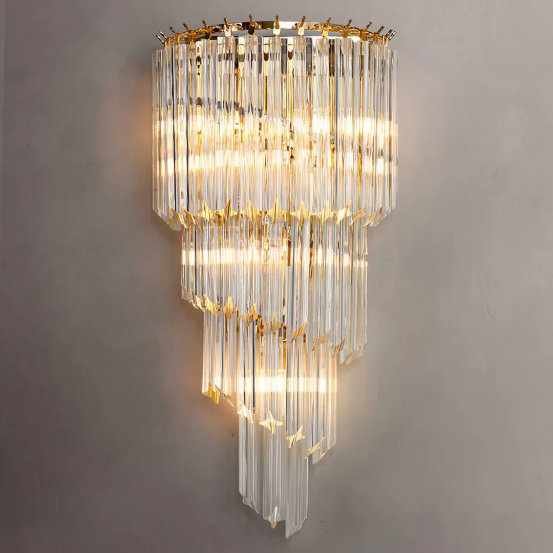Tapered Alana Crystal Wall Lamp - Image 16