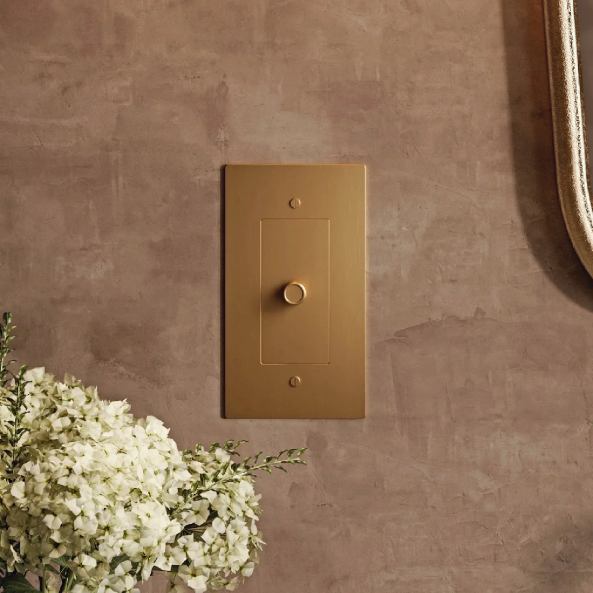The Brass 3-Way Rotary Dimmer Switch (1 to 5 Gang)