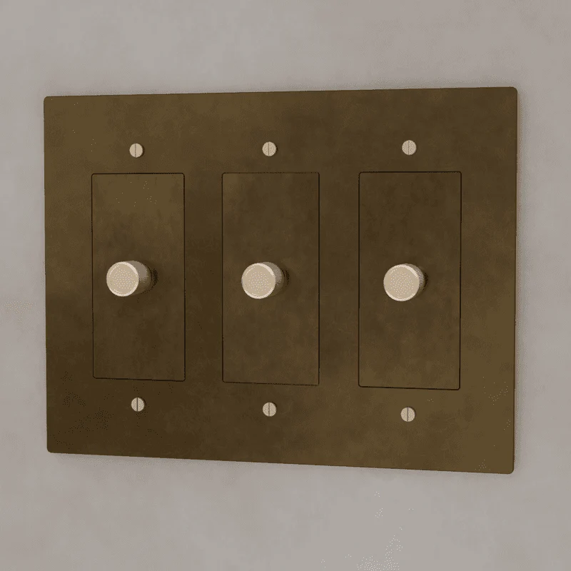 The Brass 3-Way Rotary Dimmer Switch (1 to 5 Gang) - Image 13