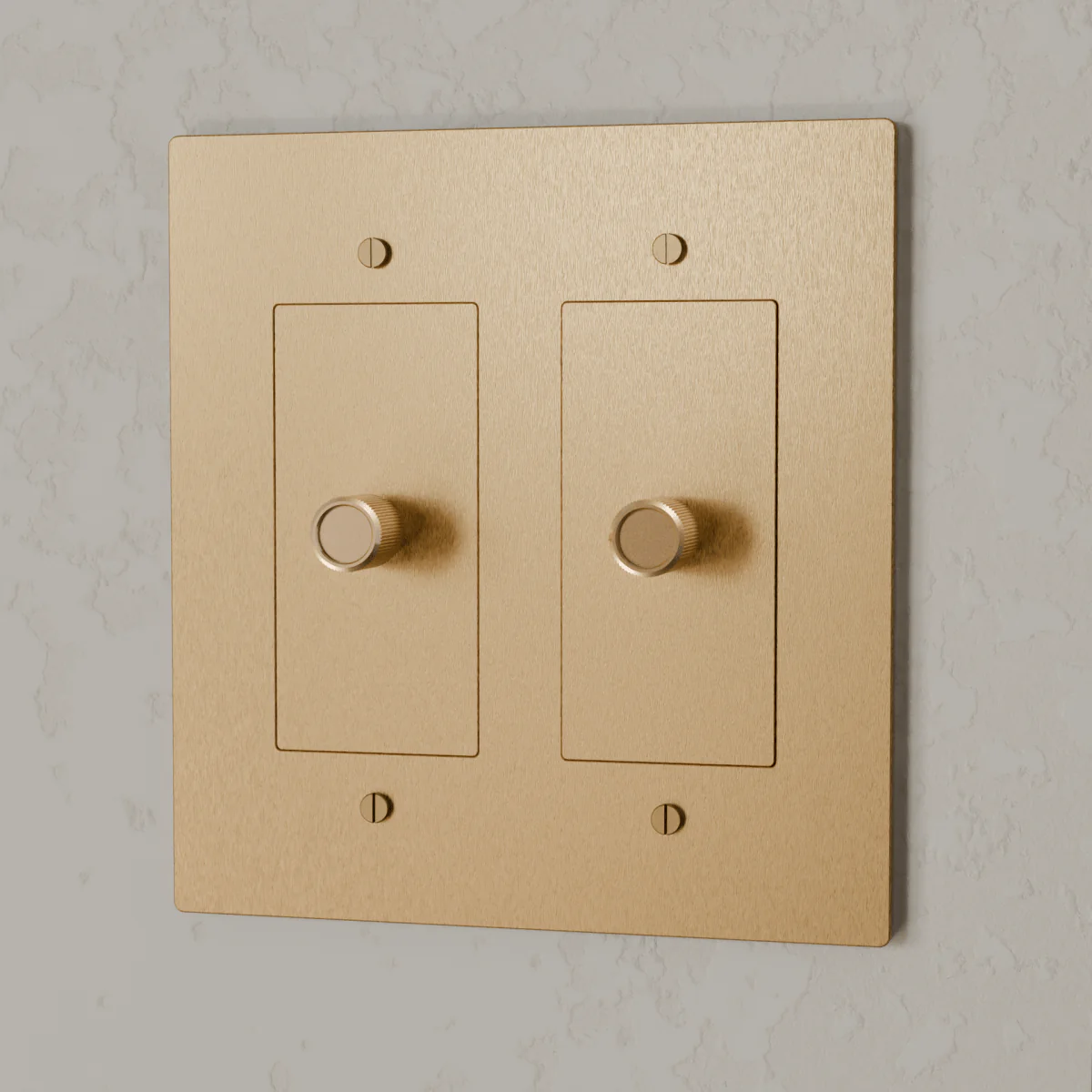 The Brass 3-Way Rotary Dimmer Switch (1 to 5 Gang) - Image 3