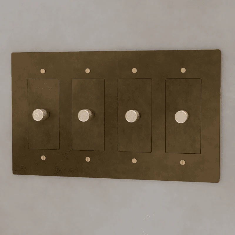 The Brass 3-Way Rotary Dimmer Switch (1 to 5 Gang) - Image 35
