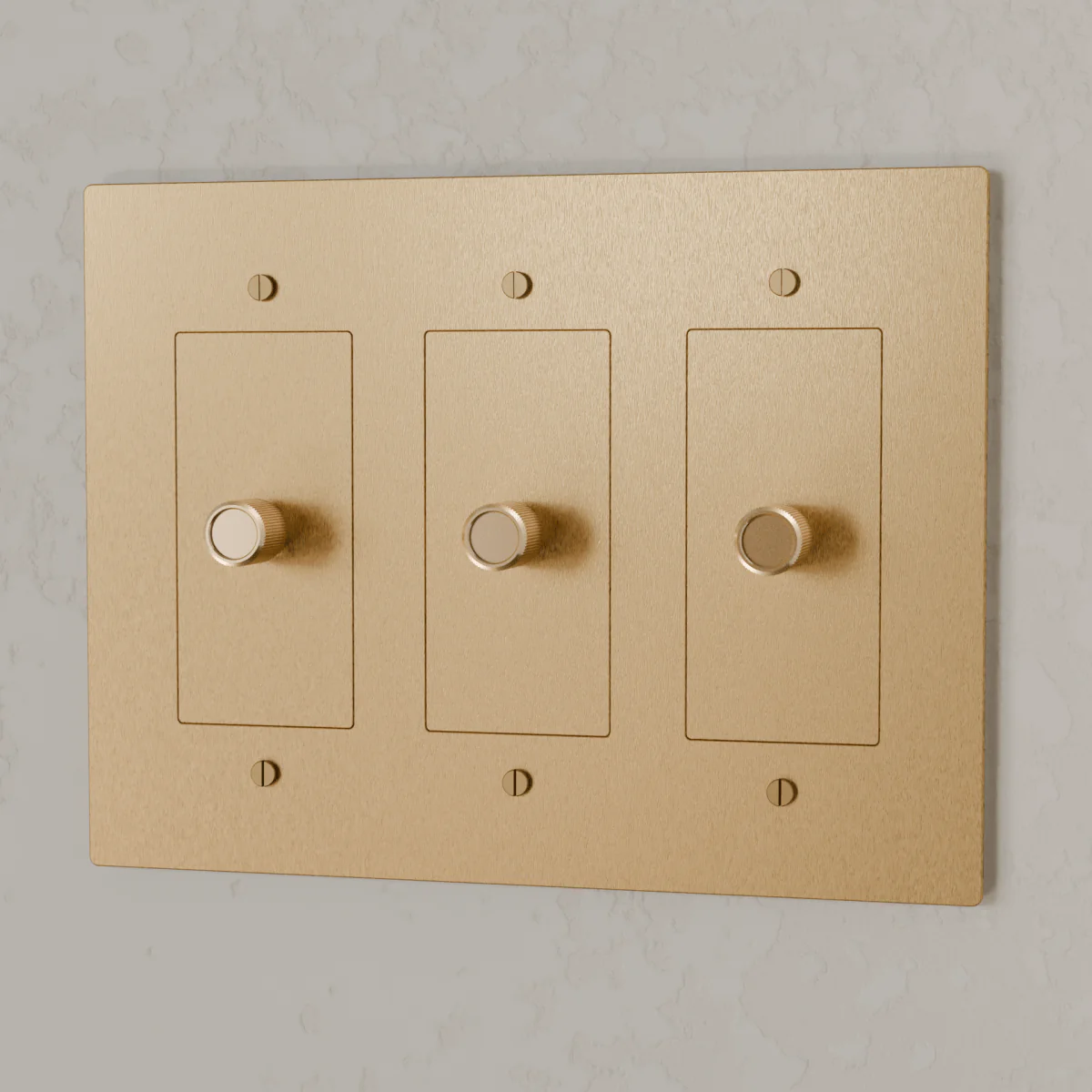 The Brass 3-Way Rotary Dimmer Switch (1 to 5 Gang) - Image 4