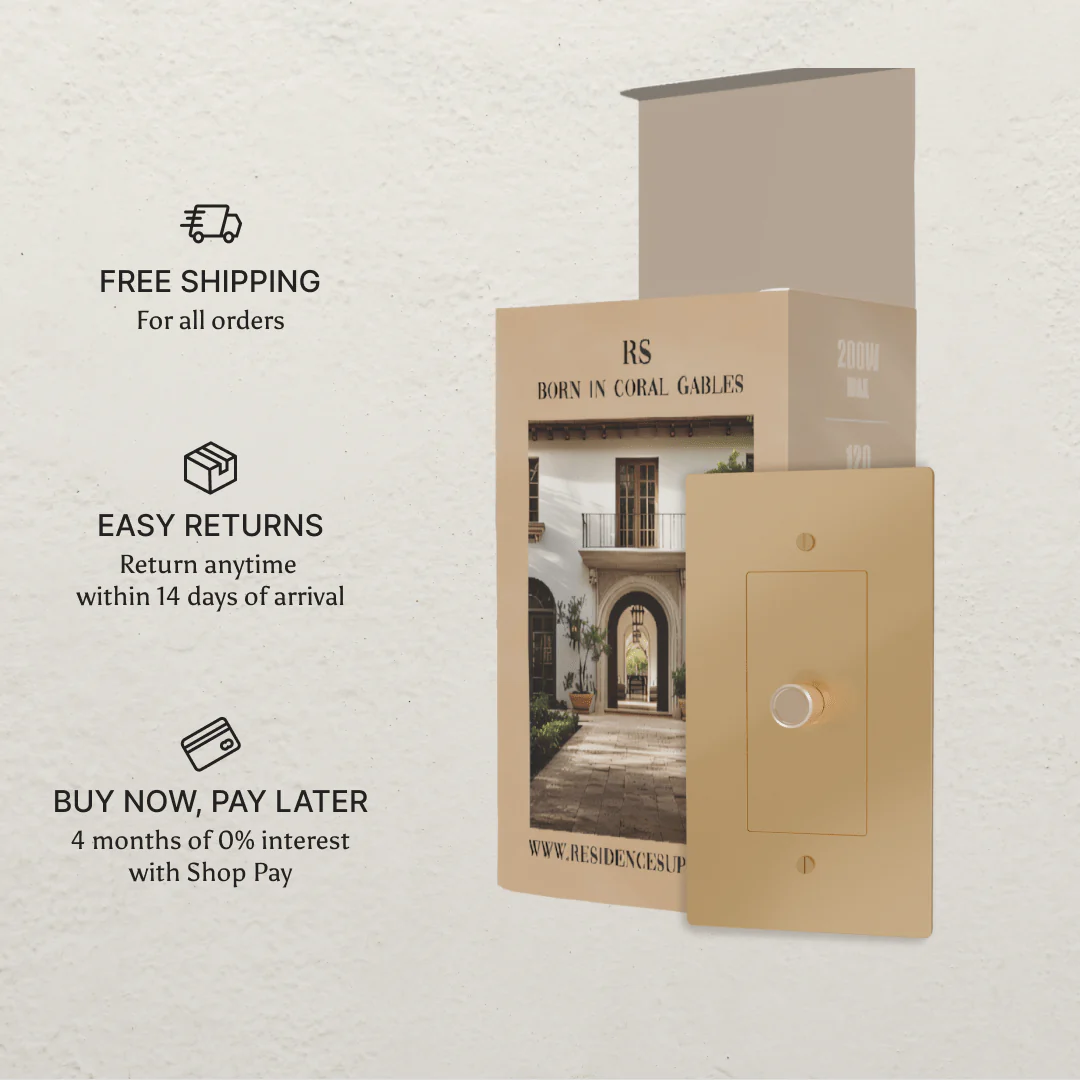 The Brass 3-Way Rotary Dimmer Switch (1 to 5 Gang) - Image 41