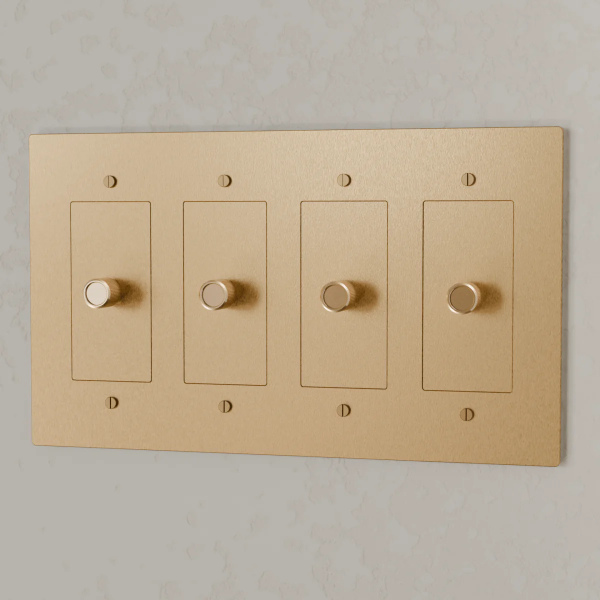 The Brass 3-Way Rotary Dimmer Switch (1 to 5 Gang) - Image 5
