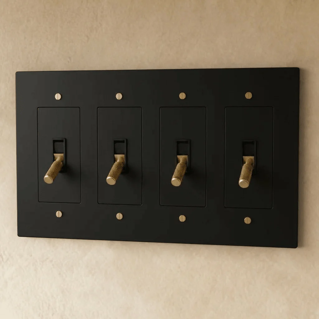 The Brass Toggle Switch (1 to 5 Gang) - Image 24