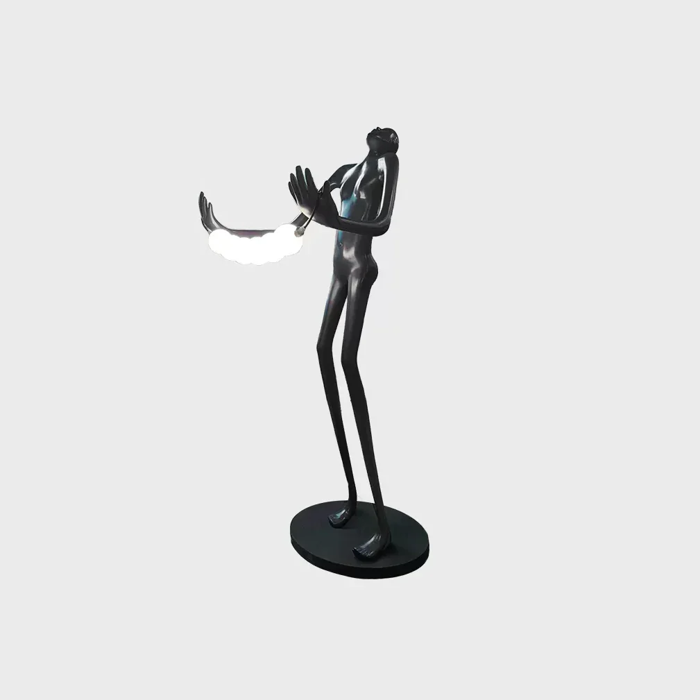 Tilt Head Human Sculpture Floor Lamp - Image 9