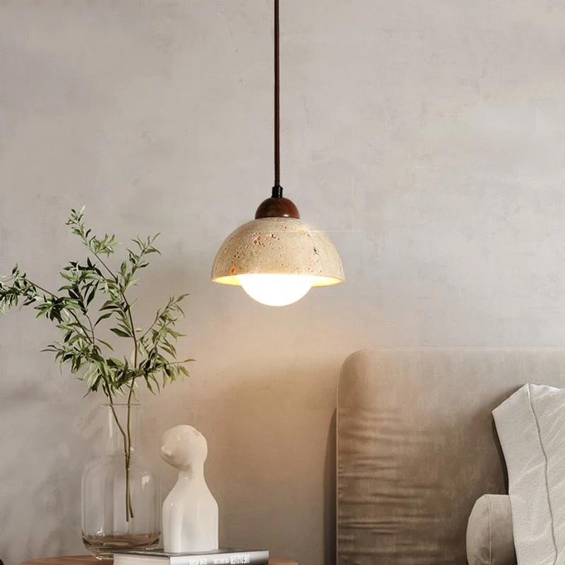 Travertine Pendant Light - Image 3