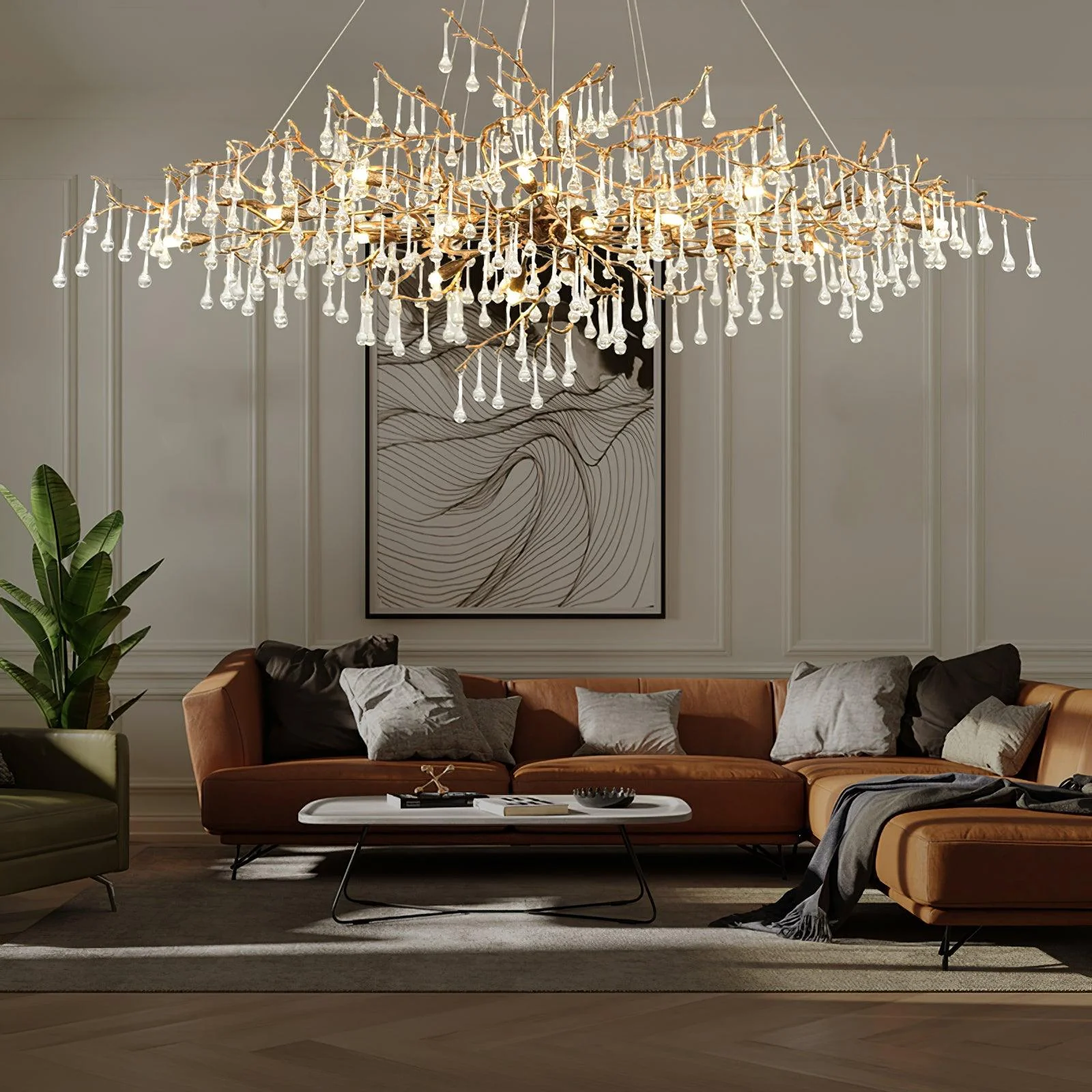 Tree Branch Bijou Crystal Drop Chandelier - Image 18
