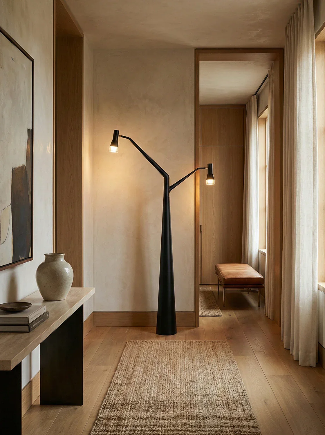Tree Shape Sculpture Floor Lamp - Image 2