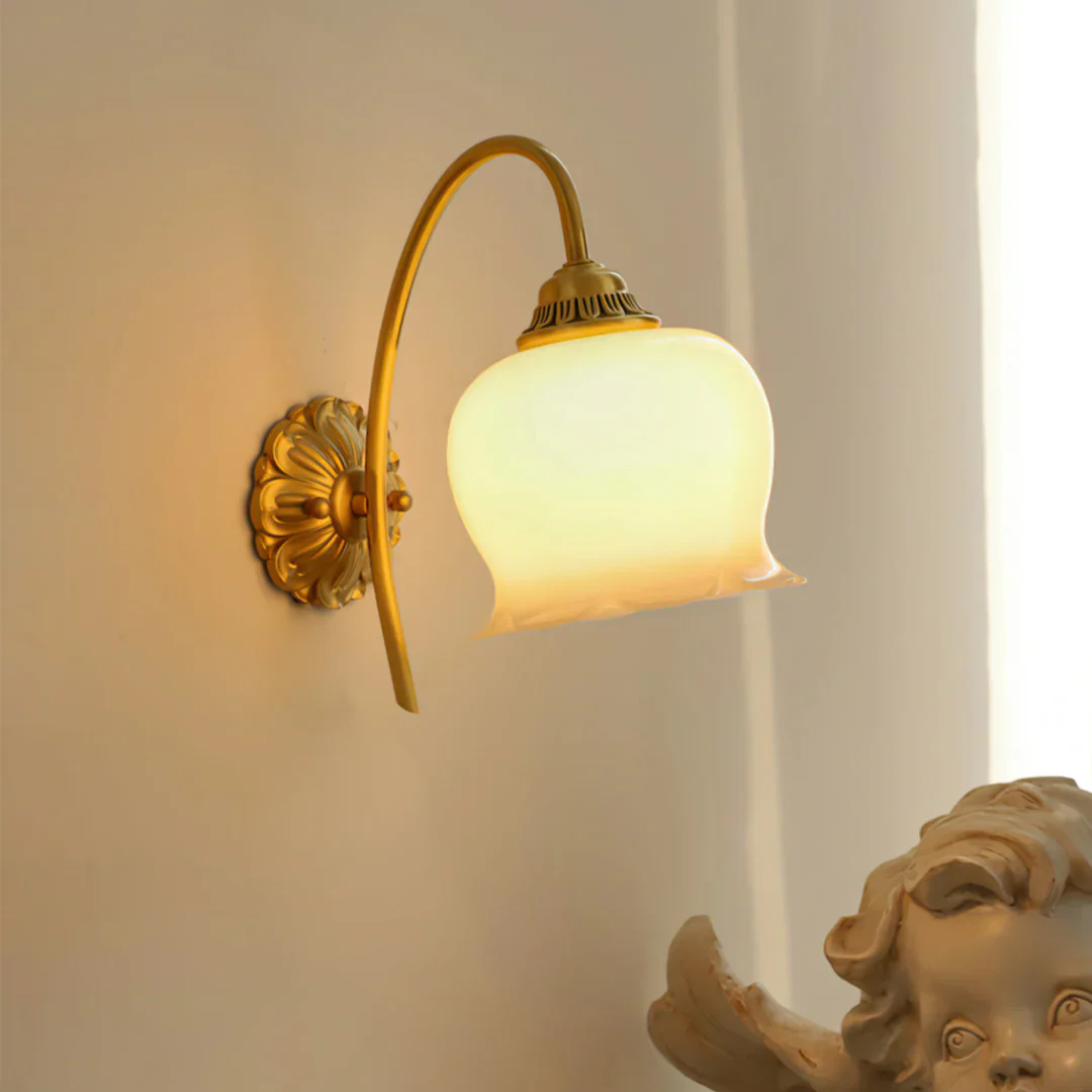 Valley Flower Brass Wall Lamp - Image 8