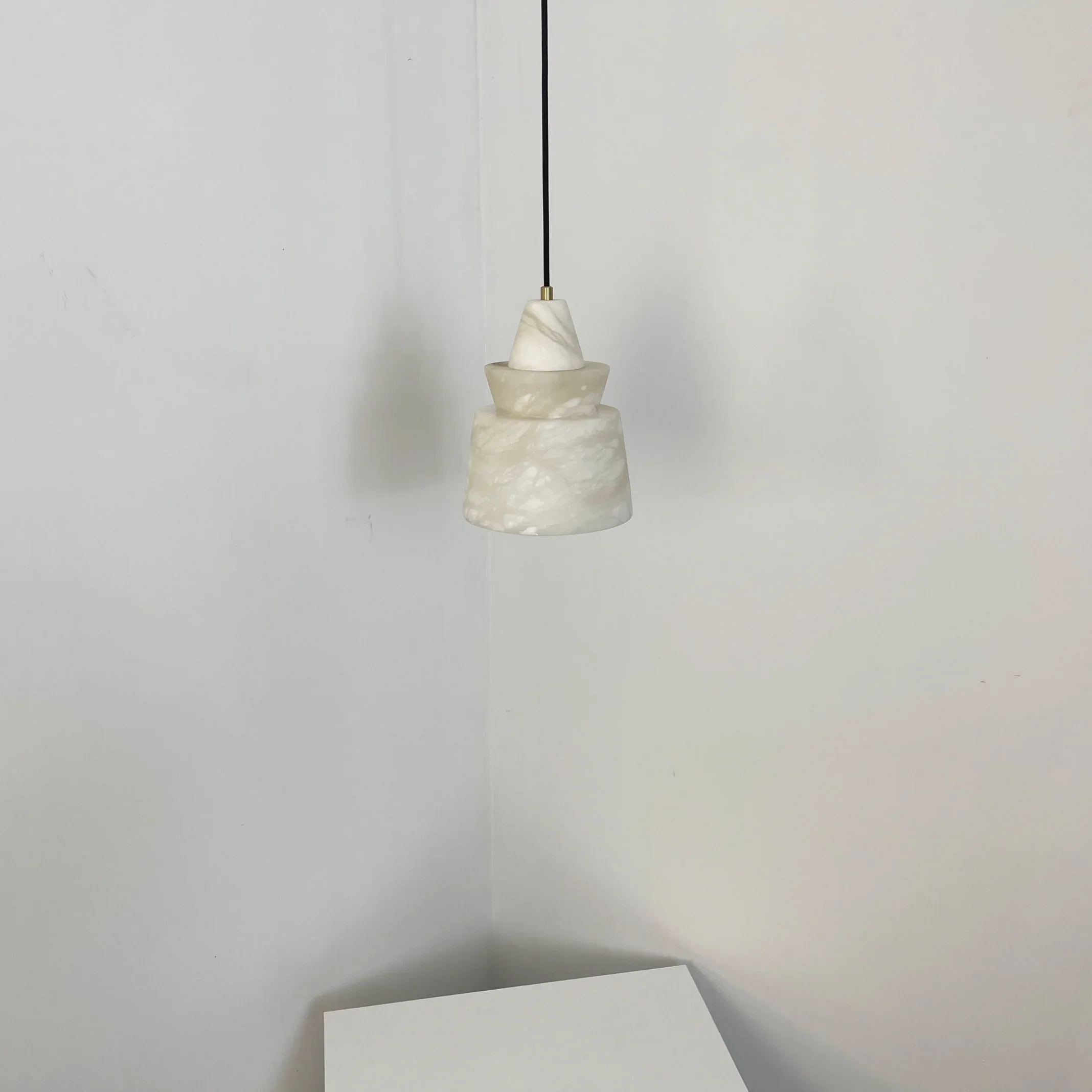 White Alabaster Pendant Light - Image 8