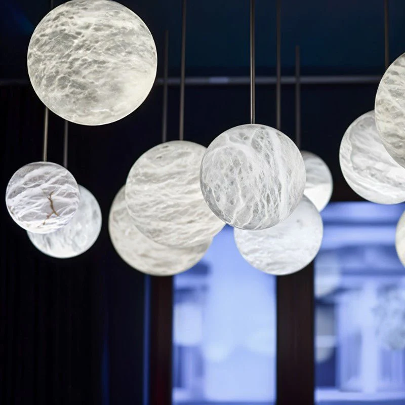 Yue Alabaster Customizeable Chandelier - Image 8