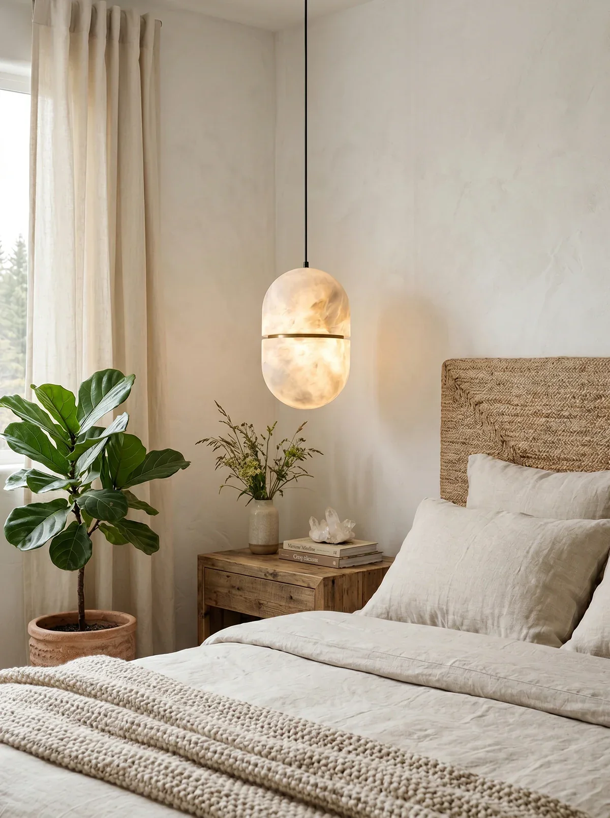YUM Alabaster Pendant Light - Image 2